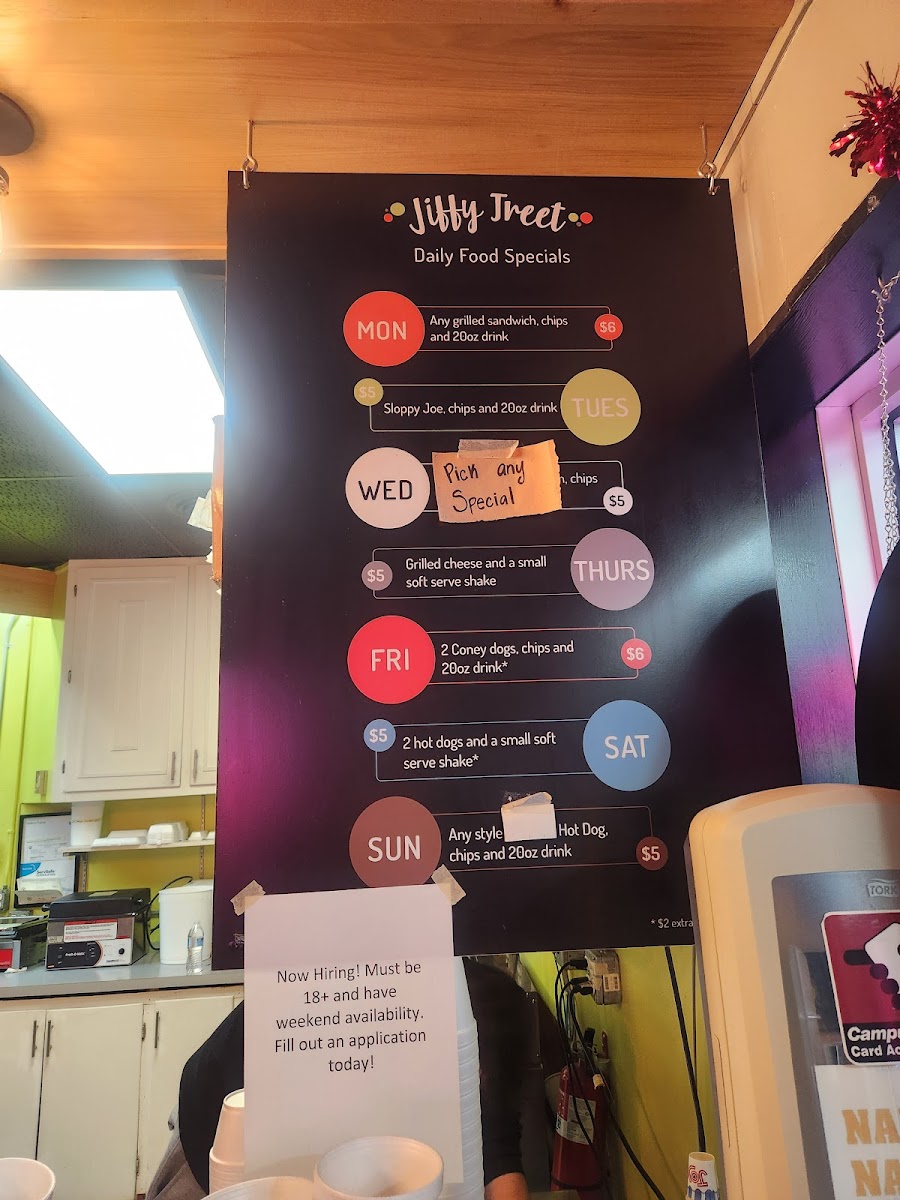 Jiffy Treet Menu - Image 2